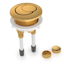 Botao De Acionamento 3/6 litros Com Capa Para Fixaçao Dourado Celite