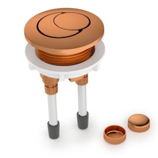 Botão de Acionamento 3/6L C/Capa Fix Rose Gold Celite - Imagem principal - 521aabee-05fe-4776-baf2-9a09704e1326