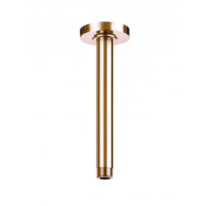 Braço Para Chuveiro De Teto Rose Gold Roca 20cm
