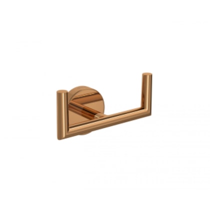 Cabide Duplo Para Banheiro Disco Red Gold Deca