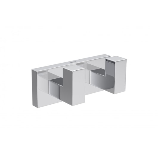 Cabide Duplo Para Banheiro Quadratta 2062 Cromado Deca - Imagem principal - 7f4a2fa9-e797-4861-83a2-cab169c66b6e