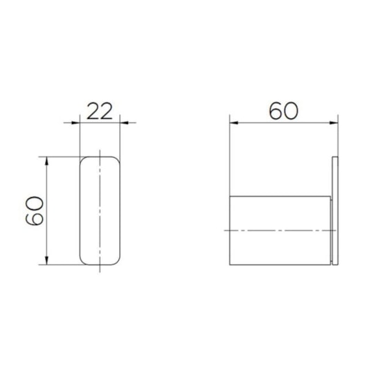 Cabide Flat Onix Docol - Imagem principal - bac8faed-6895-4ed1-a648-ea936b468bdc