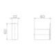 Cabide Flat Onix Docol - 1cae10da-f17b-4cc1-b9a8-f8e1e9fee9e6