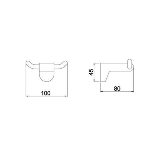 Cabide Like Cromado 2060 C78 Lorenzetti - Imagem principal - 29dba029-4fd4-4384-be7d-228a9725f1a8