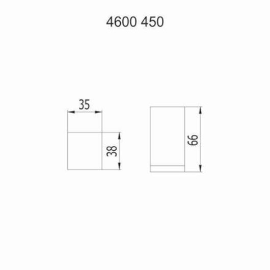 Cabide para Banheiro e Lavabo Horus 4600 BK450 Preto Fosco Fani - Imagem principal - 3565c51b-2041-4787-af28-4d975ccb2616