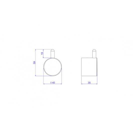 Cabide Para Banheiro Flex 2060 Cromado Deca - Imagem principal - 3780236f-ca8a-4f15-a84a-d197aba4bad9