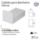 Cabide Para Banheiro Horus 450 4600 Cromado Fani - dd52f106-5629-4410-bb3d-da97a462651b