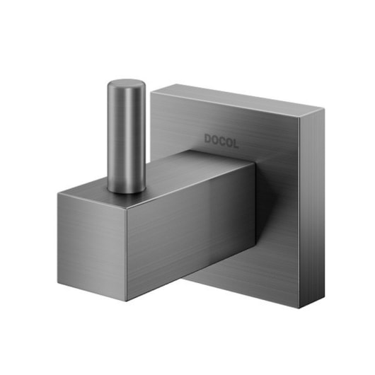 Cabide Para Banheiro Square Grafite Escovado Docol - Imagem principal - ed7e03cd-5880-412c-a4e1-7b98c1758a73