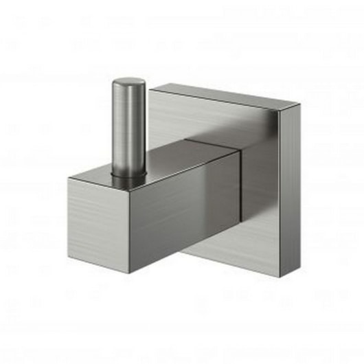 Cabide Para Banheiro Square Níquel  Escovado Docol - Imagem principal - 6c74b085-d4e8-4ae9-8f80-5ac076e044dd