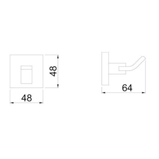 Cabide Para Banheiro Vogue 2060 C98 Cromada Lorenzetti - Imagem principal - 8bb0fe4a-5ac9-46bb-8712-d2a9aec325f7