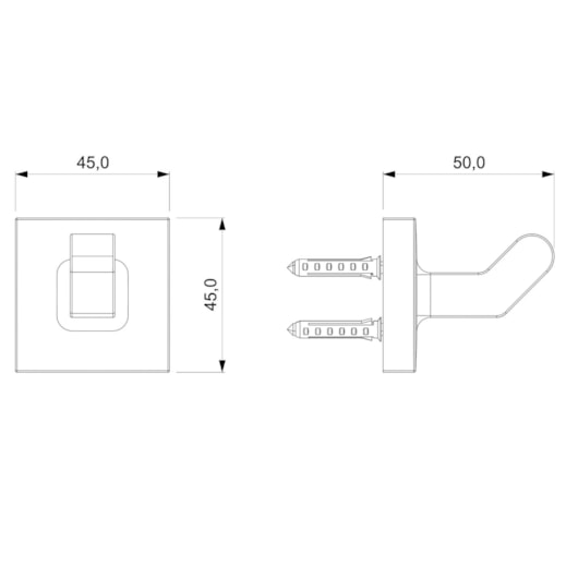Cabide Up Cromado Celite - Imagem principal - 1bc49750-12d4-4039-b502-a2e7786407f5