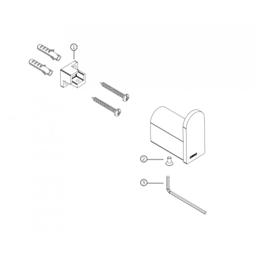 Cabide Versa Black Matte Deca - Imagem principal - 39df88e8-f800-4d03-bbae-d263799c6bff