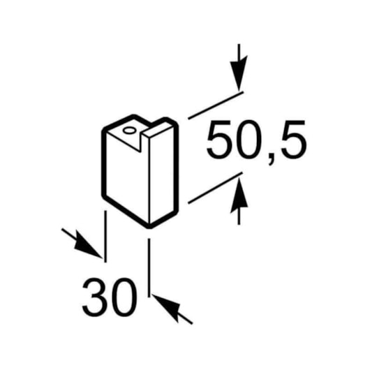 Cabide Verso Cromado Roca - Imagem principal - 63e13056-94d2-4175-8e22-3cea56520bac