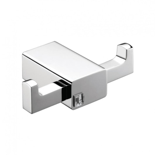 Cabideiro Duplo Com Detalhes Feito Com Cristais Rbace20231 Cromado Rubinettos - Imagem principal - d204c804-d496-4ca3-b8a2-c30872d3b0fe