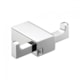 Cabideiro Duplo Com Detalhes Feito Com Cristais Rbace20231 Cromado Rubinettos - 7cb80f52-e4c8-4eac-a67a-d3a7eaf61162