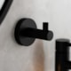 Cabideiro Simples Black Matte Drop - 441621f0-7dba-45ae-9569-ff65f42693b0