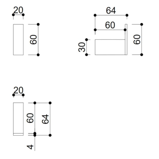 Cabideiro Simples Kr560 Cromado Kromma - Imagem principal - 4c870497-9e30-4fc5-ba46-9668d9e69203