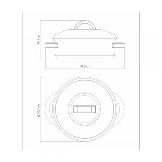 Caçarola Em Inox Solar Tramontina 7,1L - Imagem principal - db26158b-0411-48da-af6a-26f4cd2015df