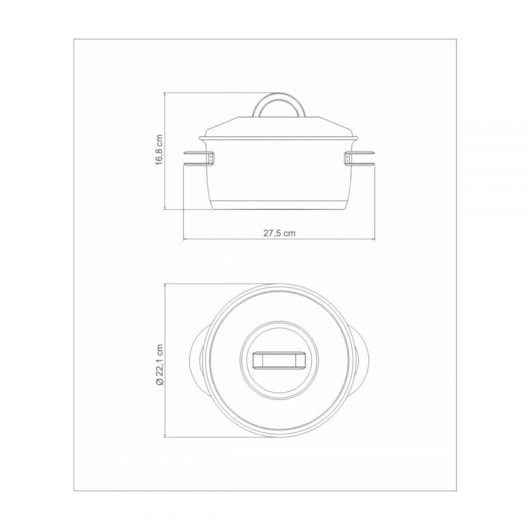 Caçarola Funda Em Inox Solar 3,6l 62504/200 Tramontina - Imagem principal - e50bbdd5-dc6f-460d-96e1-31349bf8a96e