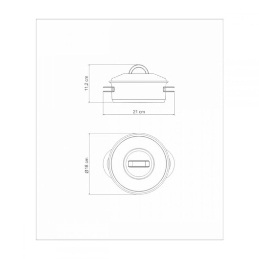 Caçarola Inox Com 2 Alças E Tampa Solar Tramontina  1,4L - Imagem principal - 44bd7812-7a7f-4a35-a550-5502541d4018