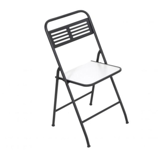 Cadeira Dobravel Millenium Preta Metalnew - Imagem principal - d3732342-3bcb-4802-8332-3a90395f5643