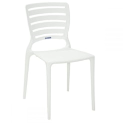 Cadeira Polipropileno Sofia Com Encosto Vazado Horizontal Branco Tramontina