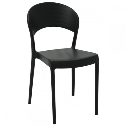 Cadeira Sissi Encosto Fechado Eco Em Polipropileno Reciclado Preto Tramontina - Imagem principal - 5bd74bd8-2af2-4943-94e2-f5c7866ae301
