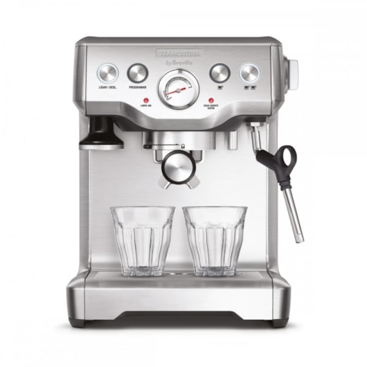 Cafeteira Breville Express 127V Inox Tramontina - Imagem principal - 78b8541c-8375-4db7-af72-c590a906a4d9