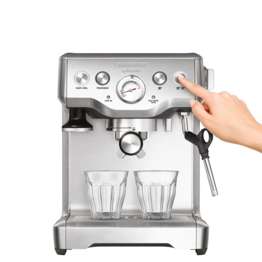 Cafeteira Breville Express 220V Inox Tramontina - Imagem principal - f510cd99-1006-4cbb-8dac-7898419c2b53