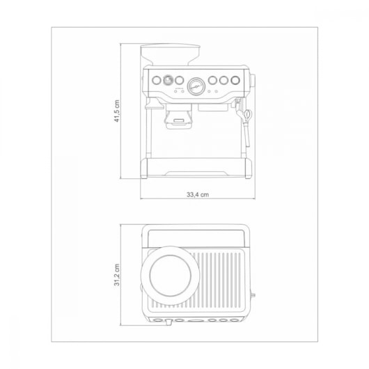 Cafeteira Elétrica Breville Express Pro 127V Tramontina - Imagem principal - 64208e59-79d4-4386-afe4-18a274b6927a