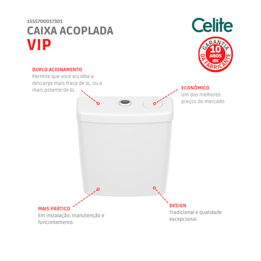 Caixa 3/6 Litros Touchless Harpic Branco Celite - Imagem principal - 0cd21fce-d8d0-4941-9f99-9bb6f8fb8c3b