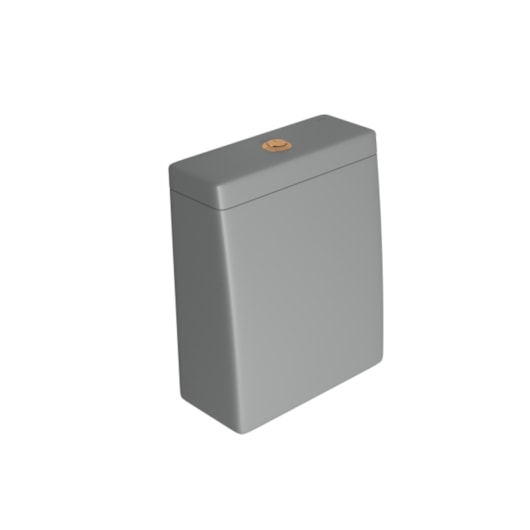 Caixa Acoplada 3/6 Litros Cinza Fosco Red Gold Deca - Imagem principal - f5795c81-97bf-4a5f-a683-c66b0a1c4217