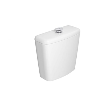 Caixa Acoplada De Acessibilidade Para Vaso Sanitário Com Acionamento Duo Vogue Plus Conforto Branco 3 e 6L Deca