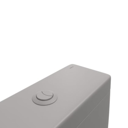 Caixa Acoplada LK Com Dual flux Cinza Antracite Deca