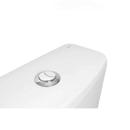 Caixa Acoplada Para Vaso Sanitário com Acionamento Duo Entrada Invertida Izy  Ravena Aspen Flex Branco Deca - Imagem principal - d89b3603-5053-40cd-878f-2ce6c0005dd2