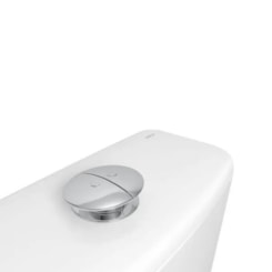 Caixa Acoplada Para Vaso Sanitário Com Acionamento Duo Izy Conforto Branco Deca