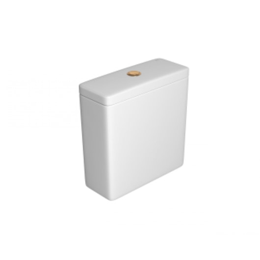 Caixa Acoplada Para Vaso Sanitário Quadra Branco E Gold Mate Deca 3/6l - Imagem principal - 5fc67a45-b6ae-4cc2-a965-491150db15c2