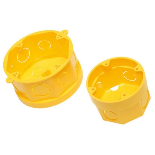 Caixa De Luz Octogonal Amarela Amanco - Imagem principal - 0ba3e2ce-5004-44a2-a53c-166f8e64274d