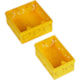 Caixa De Luz Para Eletroduto 4x4 Amarela Amanco - f7bc9318-e0f3-4053-9a6a-1337e7bd79fa