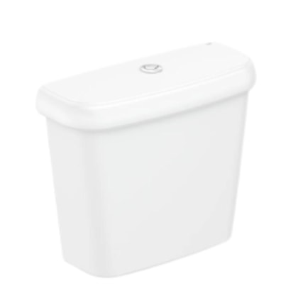 Caixa Ecoflush 3/6 Litro com Entrada de Lado Direito Fit Branco Celite