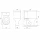 Caixa P e M Branco Roca - e17dae6a-4f7e-4bcc-a074-e6571076d8fb