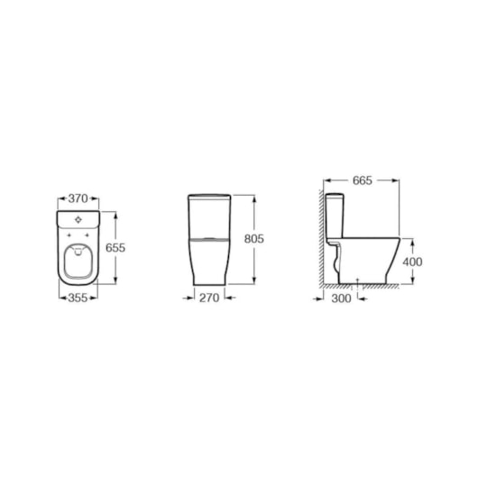 Caixa Para Acoplar Duplo Acionamento Gap Mate Black Roca - Imagem principal - 7fc1bc8f-f3b6-4754-b251-424e481f7840