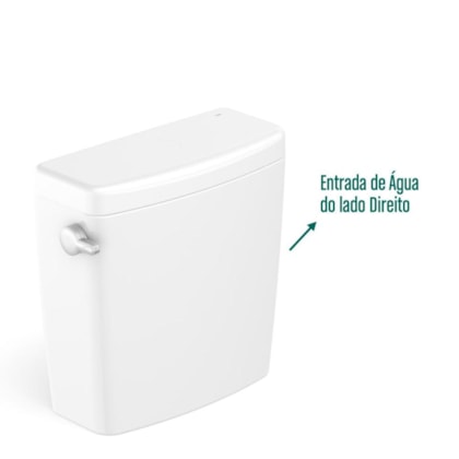 Caixa Para Acoplar Lateral com Entrada de Lado Direito Like Acesso Branco Celite