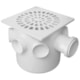 Caixa Sifonada Quadrada Branca Fortlev 15x15x5cm - 65825ae4-51f6-4fb7-bf2d-90f93b01fed9