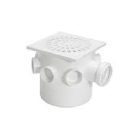 Caixa Sifonada Quadrada Com 5 Entradas Amanco 10x18,5x7,5cm - Imagem principal - 243d45d7-fcc6-4eca-a8f5-d2bb7979dcc5
