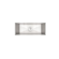 Calha Úmida Em Aço Inox De Sobrepor 45x18cm