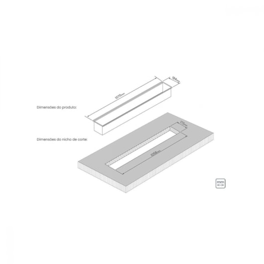 Calha Úmida Para Cuba Scotch Brite Tramontina 105x18cm - Imagem principal - 660ce8f9-ec5c-41bf-a2f5-18846a6f0855