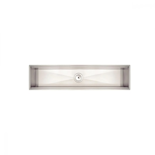 Canal Organizador De Sobrepor Em Aço Inox Scoth Bride Tramontina 75x18cm - Imagem principal - 75b9f2ad-db37-49fc-9ba7-fba153658a3e