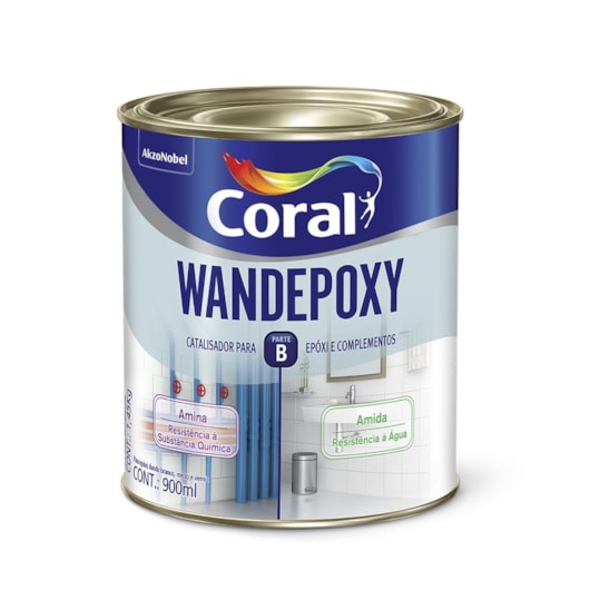 Catalisador Wandepoxy Amida Branco p/ Massa Bicomponente 1,45l Coral - Imagem principal - b896bba3-79d2-4ce7-a57c-22ecddf40858