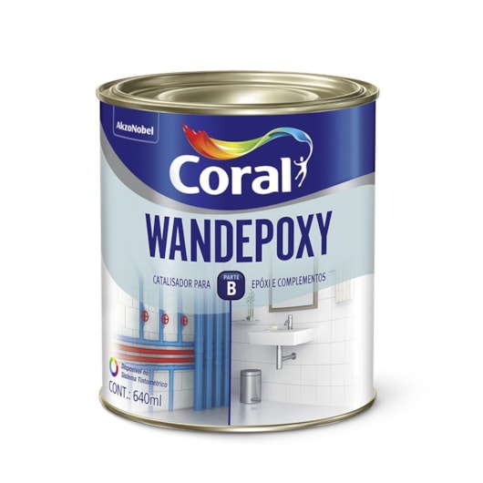 Catalisador Wandepoxy LOC Transparente p/ Tintometrico 640ml Coral - Imagem principal - cfb7336a-1857-45fc-ba4d-562df196fef1